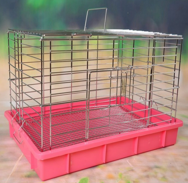 Oversized blue basin pet rabbit Dutch pig Guinea pig breeding cage Nest house anti-spray urine anti-gnawing anti-bite supplies