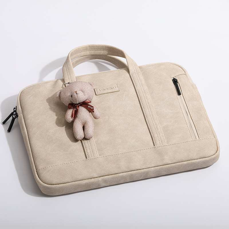 Large Capacity Shockproof Computer Bag Female Hand suitable for Lenovo Little New air14 inch pro13 3 Brief Joins Wind Apple 16 1 Cute Delivers 15 6 Dell Microsoft surf