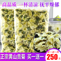 Huangshan Gong Chrysanthemum tea White chrysanthemum grass tea head Cai Hui Chrysanthemum non-Hang white chrysanthemum fetal chrysanthemum king bulk