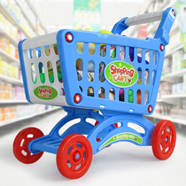 Play house kitchen toy car girl supermarket shopping cart large children simulation trolley set baby 61