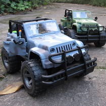 3-year-old child boy toy car puzzle 4-year-old baby gift car inertia coasting off-road Jeep model