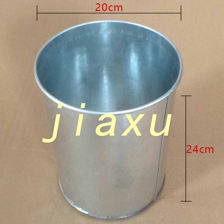 174149 50 ship galvanized trash can iron bucket labor insurance iron cylinder outdoor trash can with lid