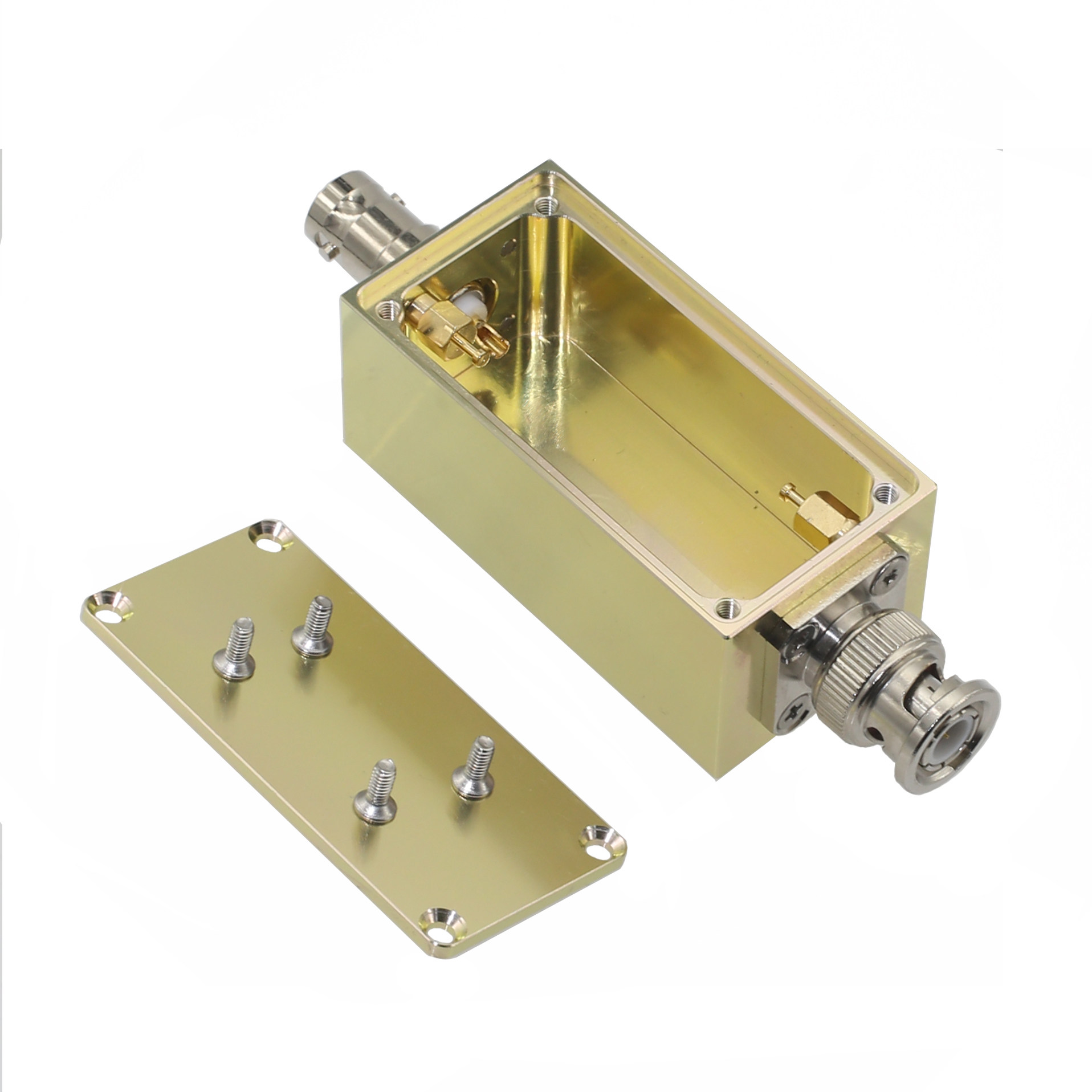 AL2391 BNC Project box enclosure DIY RF屏蔽鋁盒阻抗電阻網路