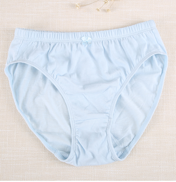 Quần lót bướm Anfen nữ đích thực 100% cotton cao eo và trung niên mẹ già quần ngắn màu cotton 1131 do lot nam