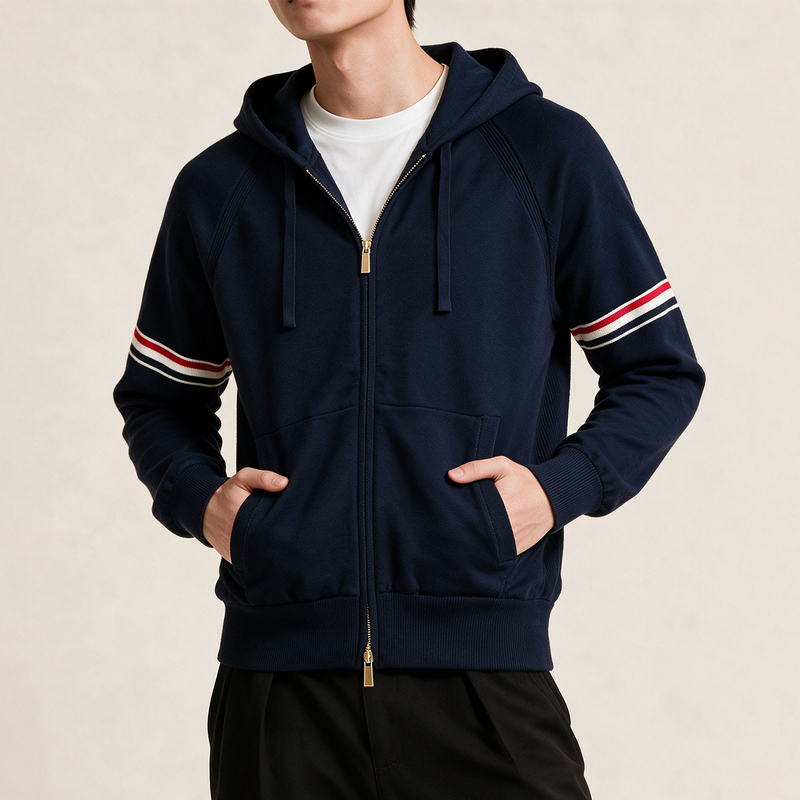 Season Mark Fashionable Colorful Webbing Knitted Cardigan Hooded Sweatshirt Casual Versatile Skin-Friendly Long-Sleeved Jacket Season Mark Fashionable Colorful Webbing Knitted Cardigan Hooded Sweatshirt Casual Versatile Skin-Friendly Long-Sleeved Jacket