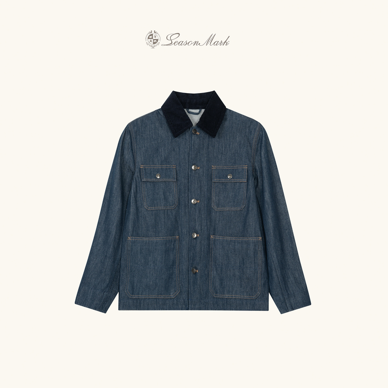 Season Mark「Travel Hunting Edition」Casual Lapel Denim Jacket, High-Quality, Lightweight, Anti-Wrinkle Jacket Season Mark「Travel Hunting Edition」Casual Lapel Denim Jacket, High-Quality, Lightweight, Anti-Wrinkle Jacket
