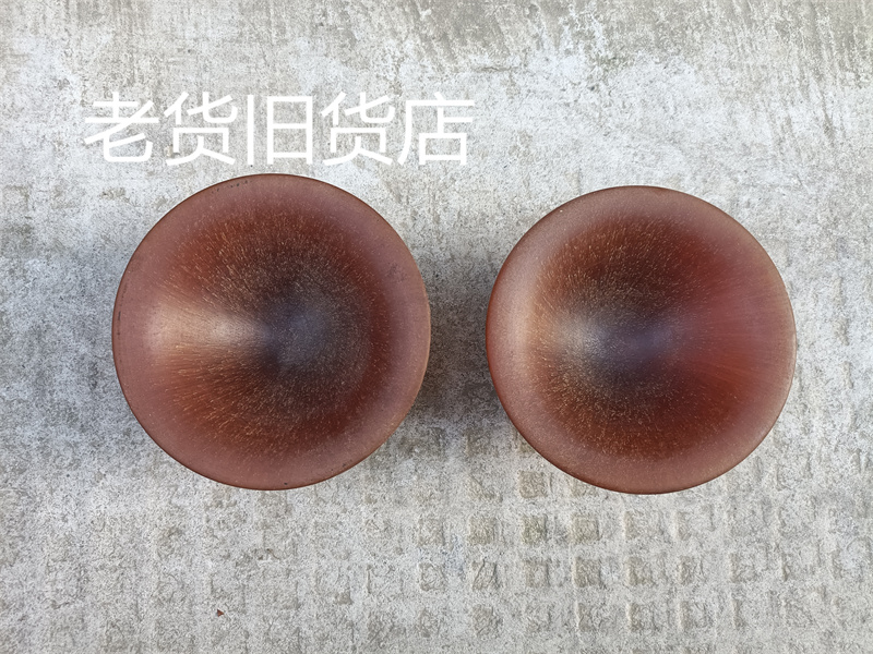 Ancient Play Miscellaneous Bag Old Genuine Products With Vintage Old Horn Trumpet Bowls a pair of full-taster special price-out collection treasures-Taobao