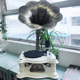 máy nghe nhạc đĩa than tiếng anh Máy ghi âm hoài cổ châu Âu đồng nguyên chất loa lớn retro gỗ ghi âm bản ghi âm cổ vinyl máy ghi âm SP1818 - Máy hát 	đầu đĩa than aiwa