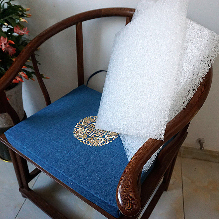 Japan 4D Air Fiber Cushion Black Tech Car Seat Cushion Linen Chair Cushion Breathable Dining Chair Cushion Customizable Sponge