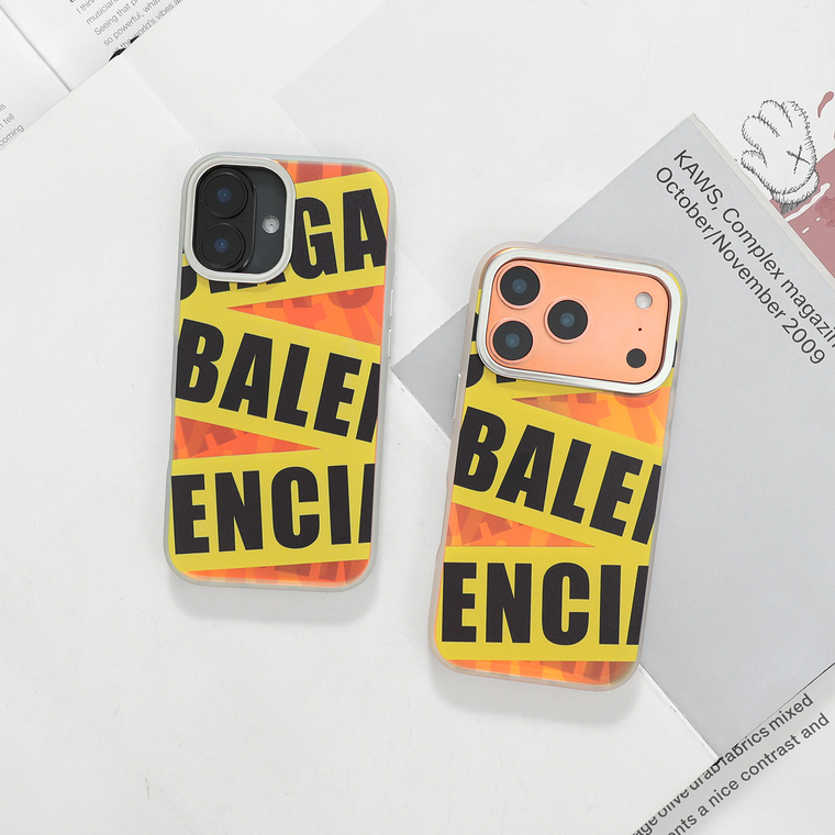 Balenciaga Yellow Tape iPhone Case
