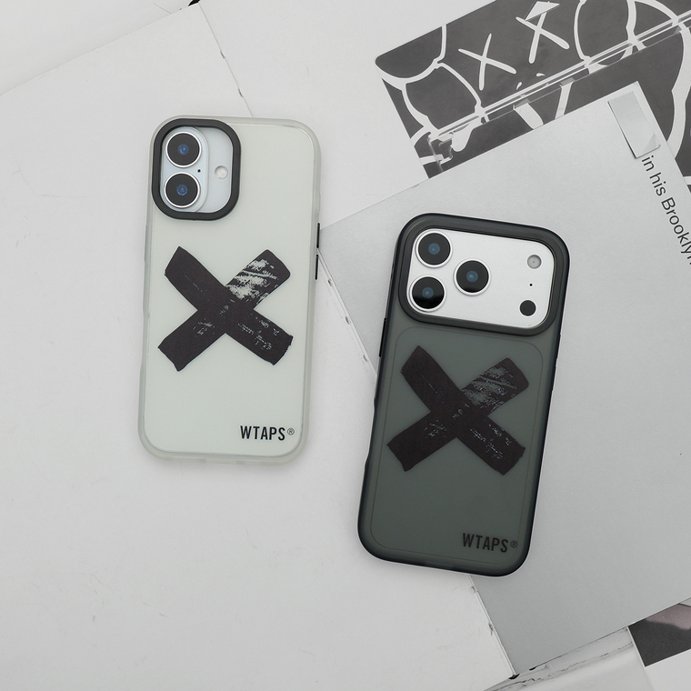 WTAPS Distressed Cross Minimalist iPhone Case