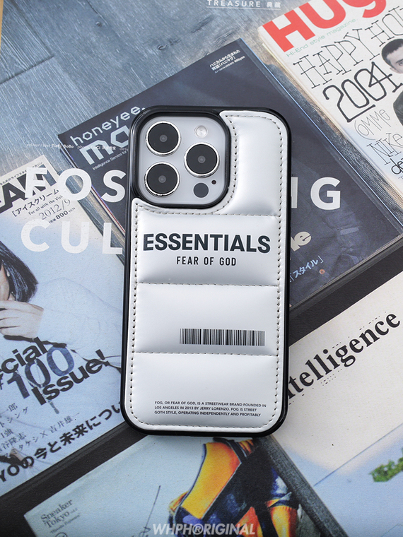 New FOG Essentials Puffy Puffer Down Jacket 15, 14, 13, 12 iPhone Case