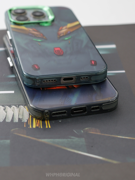 Reflective Electroplated Gundam Anime MagSafe 15, 14, 13, 12, 11 iPhone Case