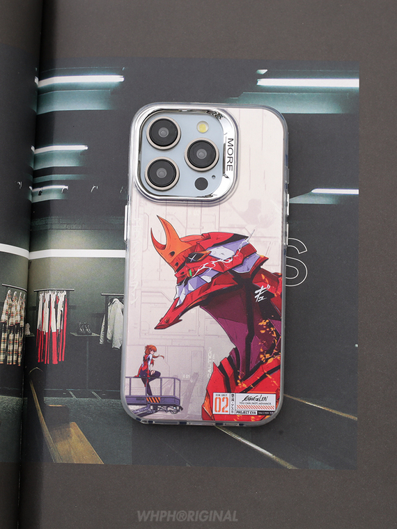 Evangelion EVA Anime MagSafe Niche Matte Evangelion ElectroPlated 15, 14, 13, 12, 11 iPhone Case