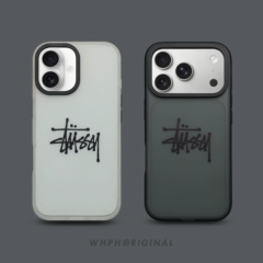 Stussy case — Stussy Raised Logo iPhone Minimalist Transparent iPhone Case for iPhone 12 – 17