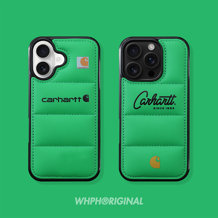 Carhartt Puffer Quilted Green iPhone Case
