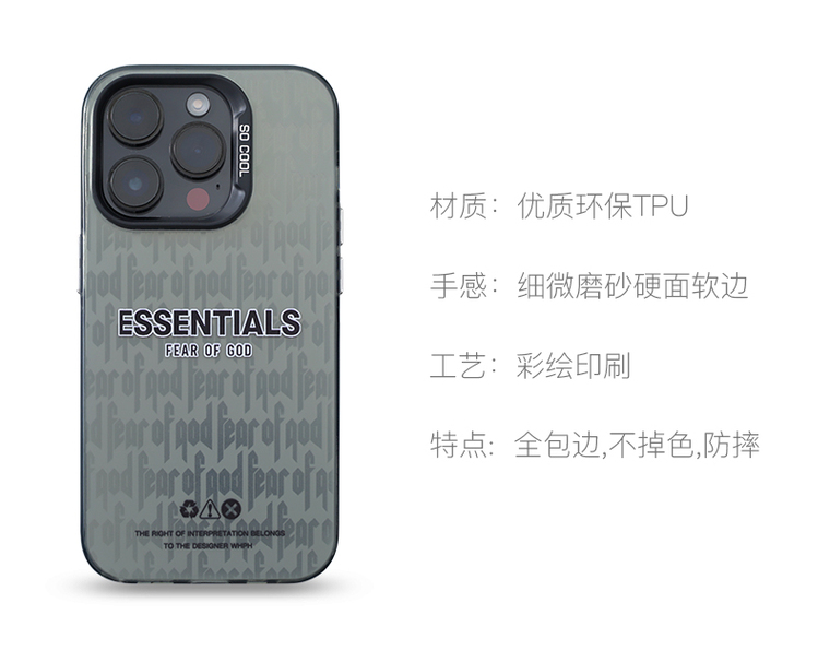 FOG Matte Anti Slip 15, 14, 13, 12, 11 iPhone Case