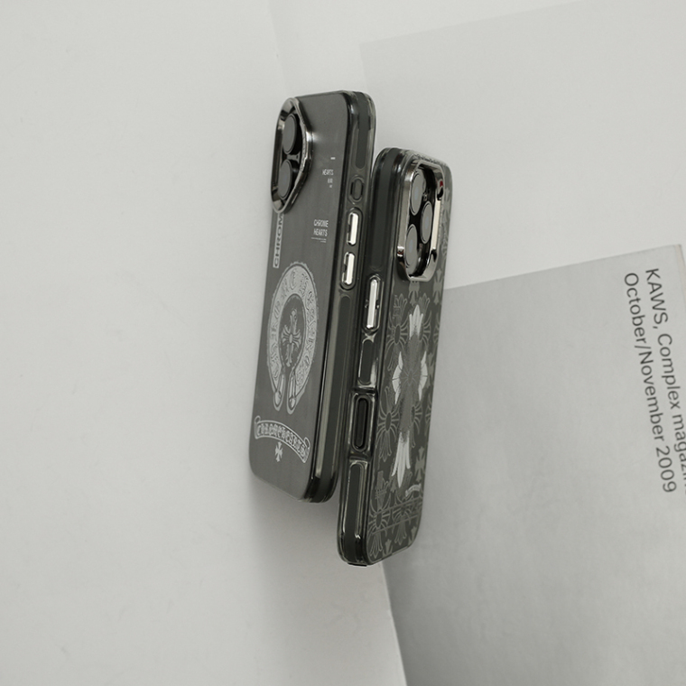 Chrome Hearts Leather Cross iPhone Case