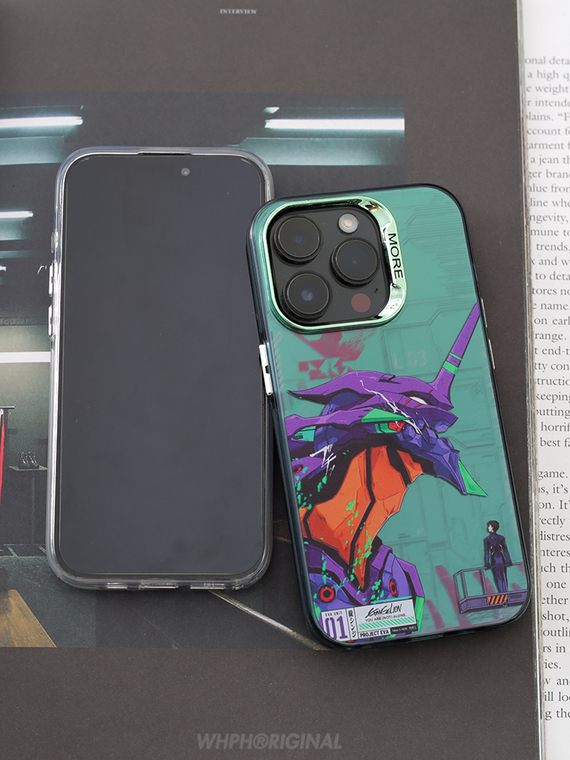 Evangelion EVA Anime MagSafe Niche Matte Evangelion ElectroPlated 15, 14, 13, 12, 11 iPhone Case