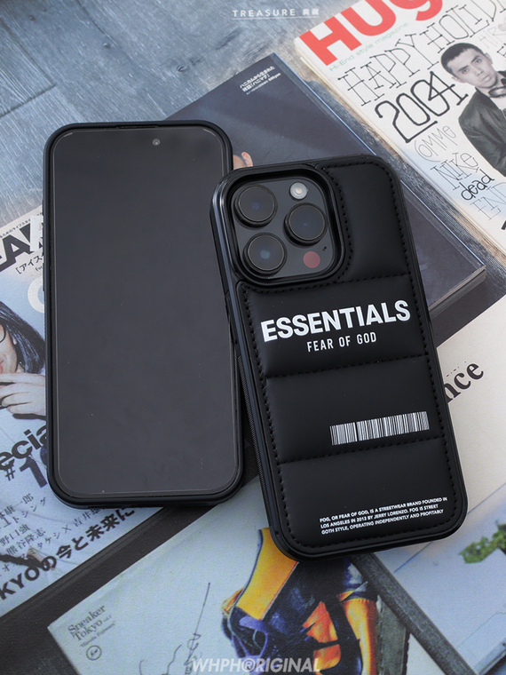 New FOG Essentials Puffy Puffer Down Jacket 15, 14, 13, 12 iPhone Case