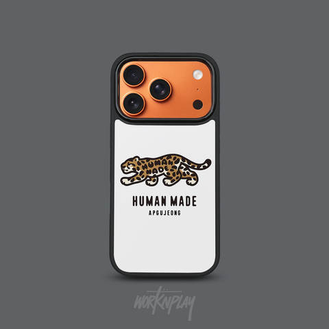 Human Made Leopard Illustrated Cartoon iPhone Case