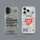 Human Made Heart Pattern iPhone Case for iPhone 13 – 17