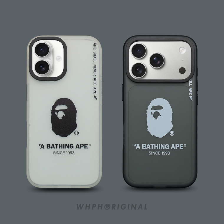 BATHING APE® Ape Head Graphic Transparent iPhone Case