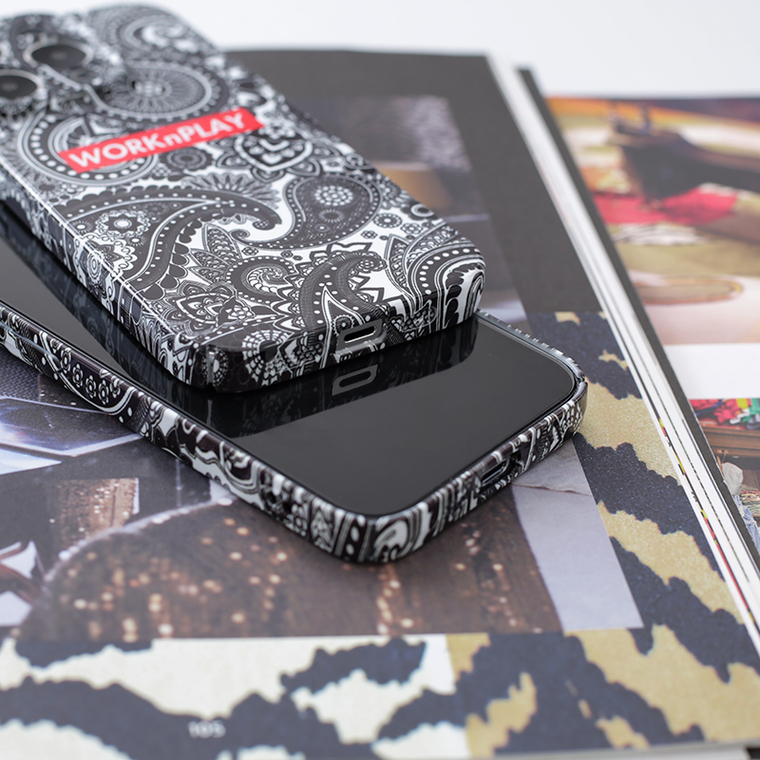 Work N Play New Paisley Pattern 14, 13, 12 iPhone Case