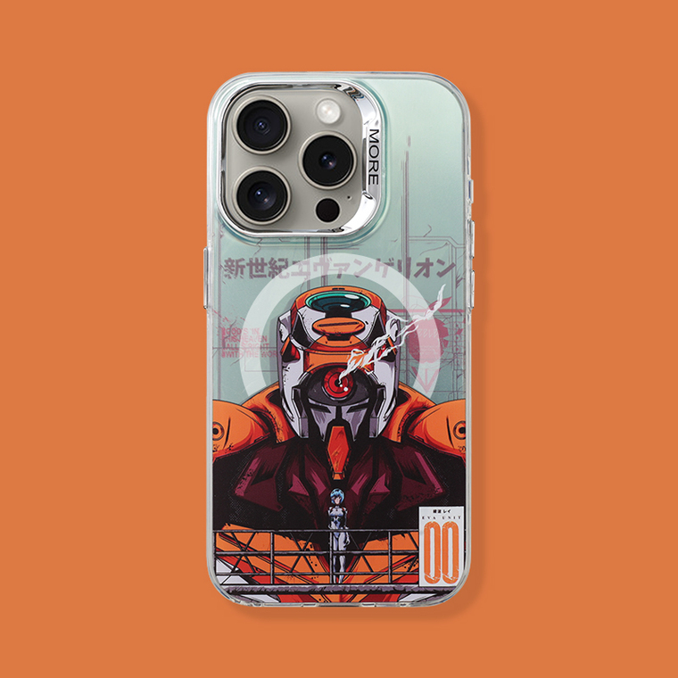 Evangelion EVA Anime MagSafe Niche Matte Evangelion ElectroPlated 15, 14, 13, 12, 11 iPhone Case