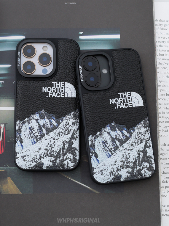 16 Square Leather The North Face Plus/Pro/Max – 16, 15, 14, 13, 12 iPhone Case