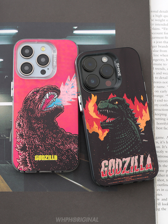 Godzilla Laser Gradient 15, 14, 13, 12, 11 iPhone Case