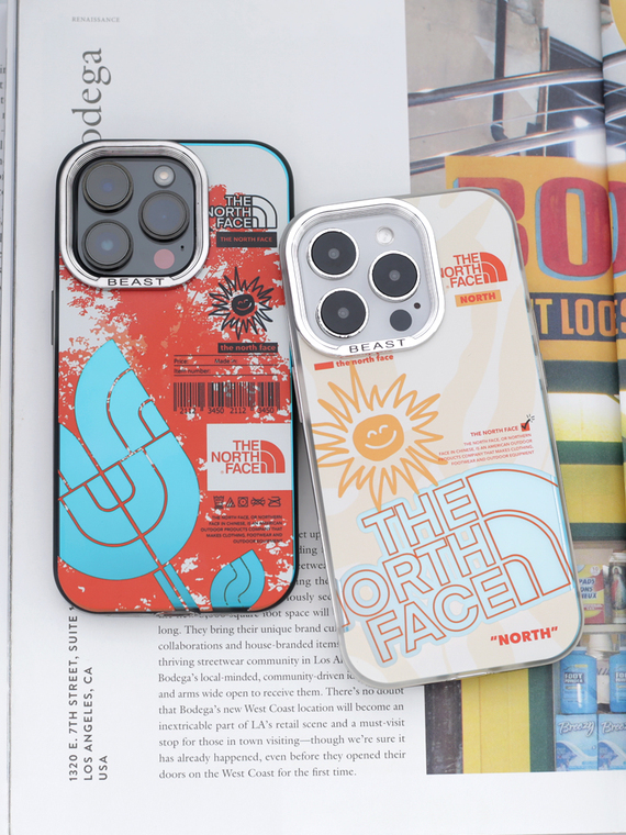 Drawing Illustration Matte Laser Gradient Niche Anti Slip The North Face 15, 14, 13, 12, 11 iPhone Case