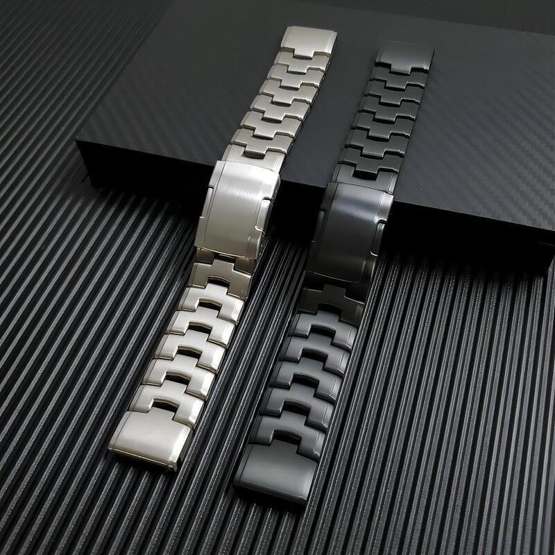 Suitable for Garmin Fenix9/8Pro Turtle Buckle Titanium Alloy Watch Strap Enduro3 Metal Tactix8 Suitable for Garmin Fenix9/8Pro Turtle Buckle Titanium Alloy Watch Strap Enduro3 Metal Tactix8