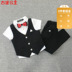 Childrens mens phù hợp với áo giáp mùa hè nhỏ phù hợp với đám cưới đẹp trai hoa trẻ em quần short 61 trẻ em ngày váy biểu diễn. 