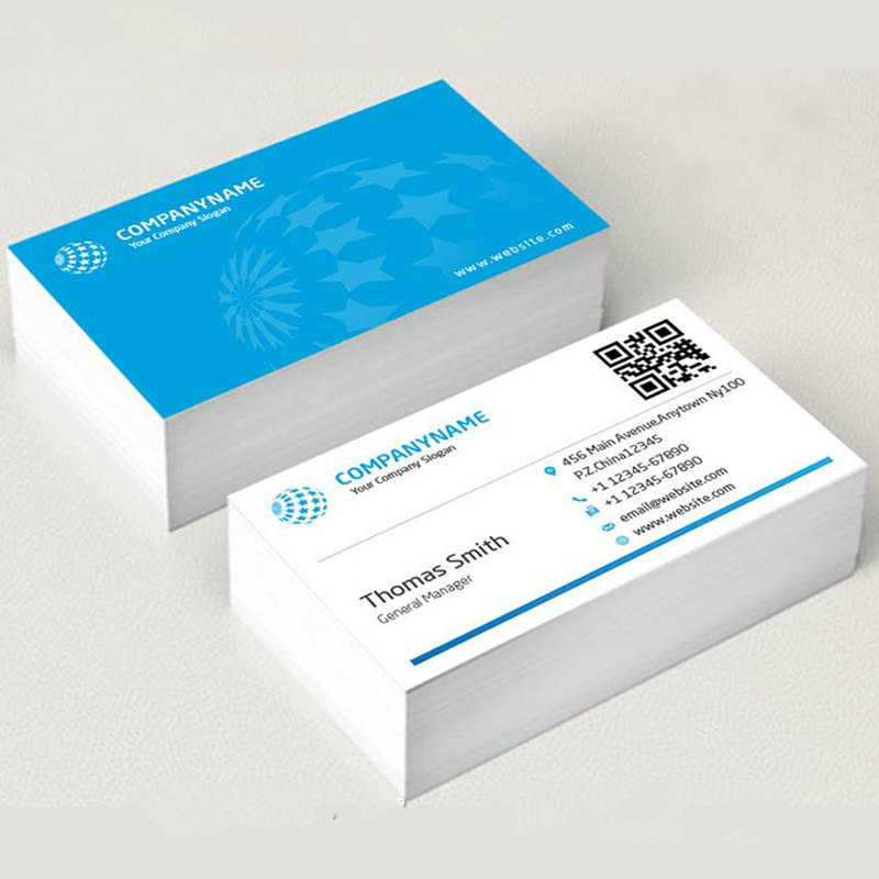 Business card production free design urgent two-dimensional code creative business company ExPRESS Logistics customized customized small advertising small card double-sided printing printing high-grade special paper craft film