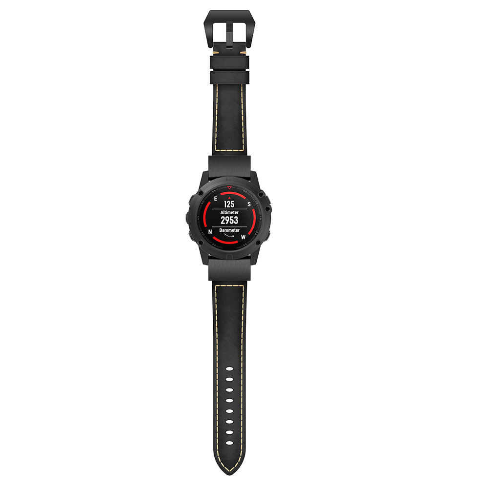 限時優惠 清風數碼 Garmin 佳明 fenix6 fenix6pro 手錶帶 瘋馬紋 真皮腕帶 頭層牛皮 替換腕帶
