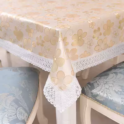 Dining table tablecloth Coffee table cloth Computer table Desk tablecloth Pastoral round table Bed cabinet round table cover custom