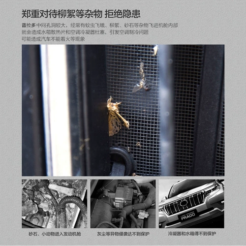 Prado Insect Web посвящена 10-19 доминирующим в решетке водного бака из нержавеющей стали из нержавеющей стали средней сети, модифицированные аксессуары, пыльный