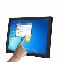 15 Inch Metal Iron Shell Pure Flat LCD Monitor Industrial Pure Flat Capacitive Touch Display Screen
