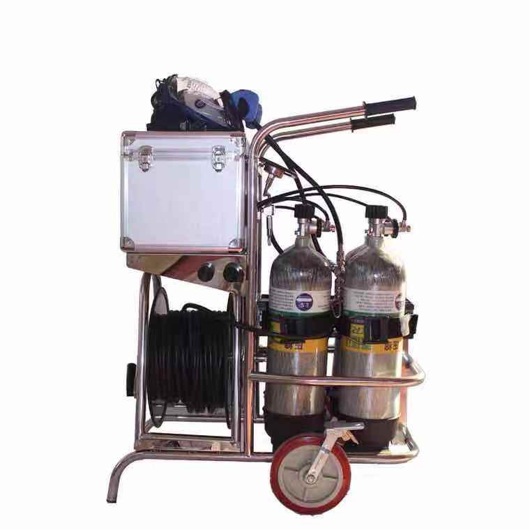 Double four-person cart long tube positive pressure air absorber high pressure carbon fiber absorber cylinder