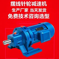Cycloid pin wheel reducer motor direct connection BLDXWD horizontal vertical reducer accessories Two-stage speed ratio cycloid pin