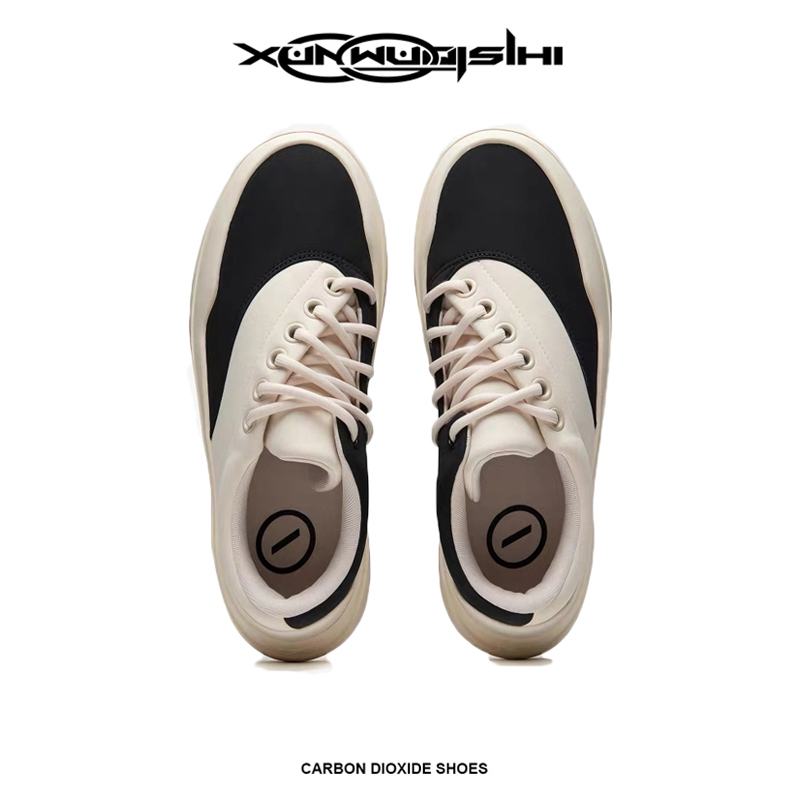 Sezaubeln Xiandou First Generation Sneakersszb Casual Shoes Black and White Cao Fang Trbottomyy Men's Shoes Contrasting Color Stitching Flats Soles Sezaubeln Xiandou First Generation Sneakersszb Casual Shoes Black and White Cao Fang Trbottomyy Men's Shoes Contrasting Color Stitching Flats Soles