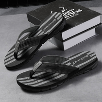 Herringbone drag men 2021 spring new trendy fashion outside wearing clips for men anti-slip personality Soft bottom beach shoes