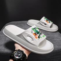 Slippers men 2021 spring new fashion outwear for mens trendy beach shoes personality non-slip sandals