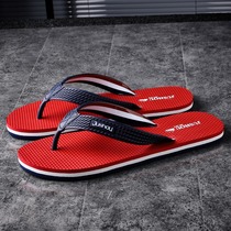 2020 new herringbone drag male summer fashion boomers 100 hitch casual slippers male outside wearing non-slip clip foot beach cool tug