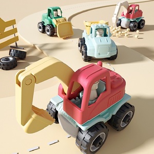 贝恩施拆装工程车儿童益智拼装拧螺丝玩具男孩可拆卸玩具车套装