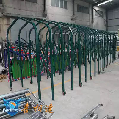 High-speed football field player Channel training football protection Channel mobile retractable football protection shed