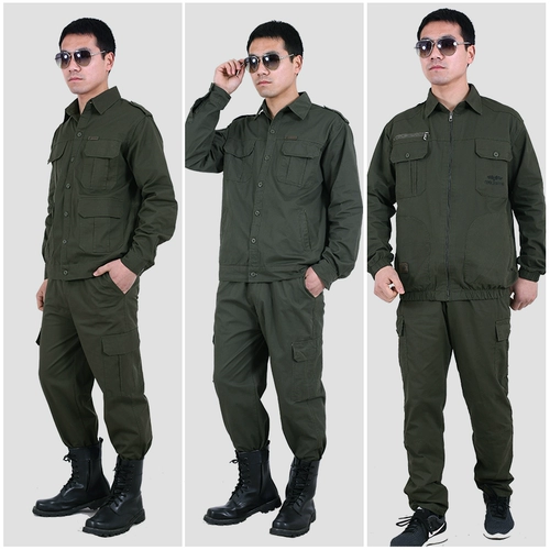 Хлопковый летний тонкий износостойкий комбинезон, защита от ожогов