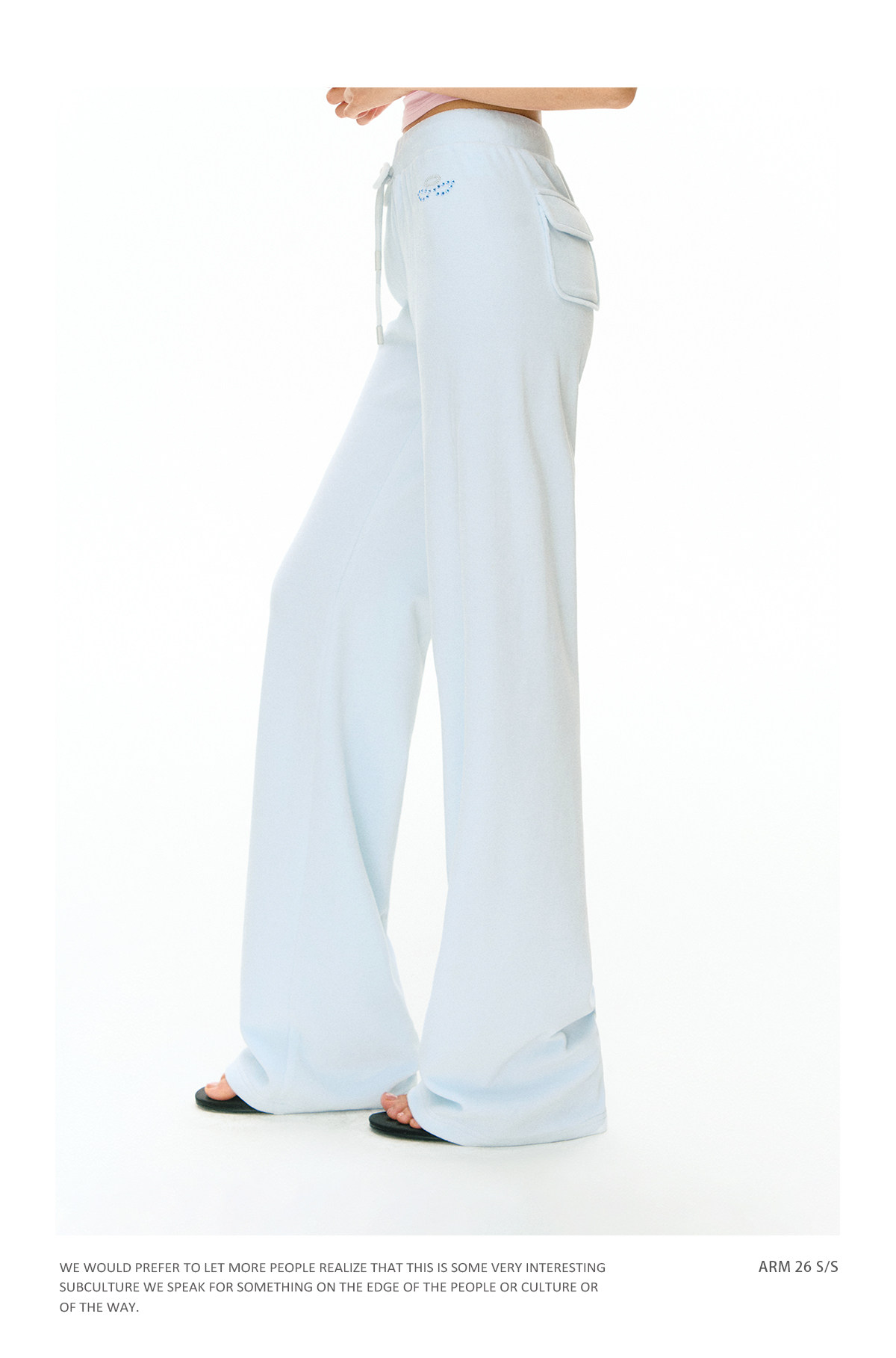 ARISEISM Zip-Up Cropped Sweatshirt Set