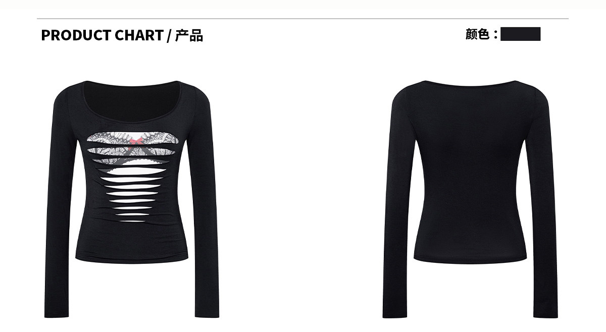 ARISEISM Retro Cropped Long-Sleeve Tee